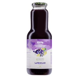 Winogrona Saperavi - naturalny sok 1L AUGUST